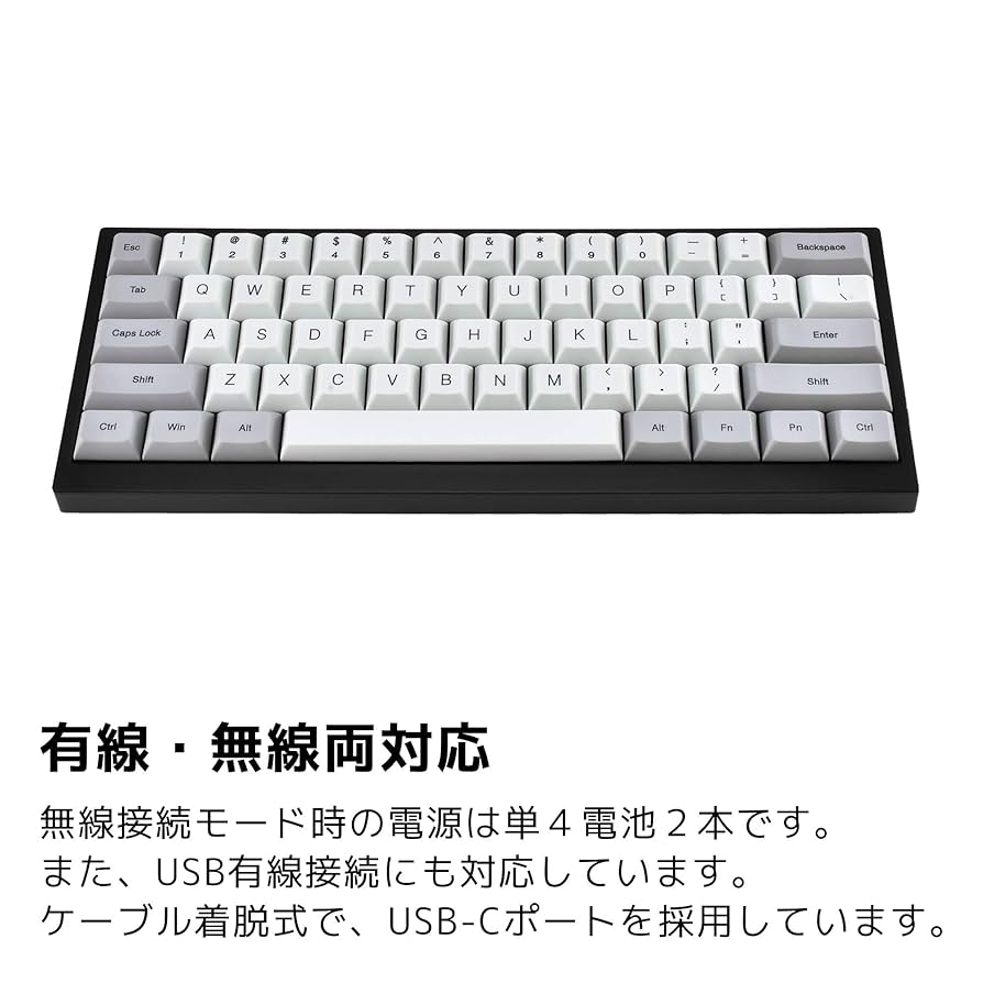 Vortexgear Tab60 メカニカル キーボード Vortex Tab 60 60% Bluetooth Dye Sub PBT Mechanical Keyboard